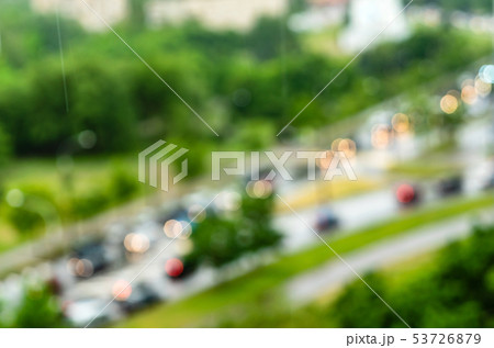 blurred bokeh background in city blurred bokeh background in city 53726879