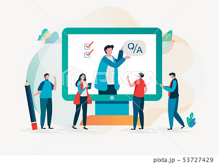 Question and Answer. Online survey. research. 53727429