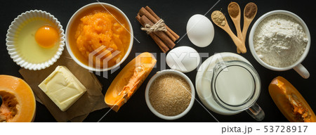 pumpkin pie ingredients 53728917
