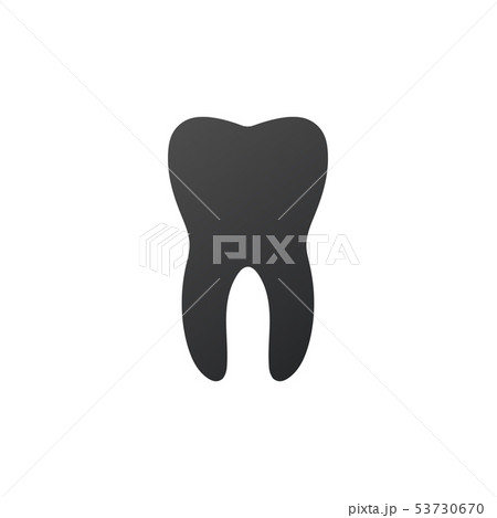 teeth icon dentist symbol. For user interface. 53730670