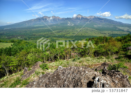 長野県 野辺山高原 平沢峠 しし岩からの八ヶ岳 長野県 野辺山高原 平沢峠 しし岩からの八ヶ岳 53731847