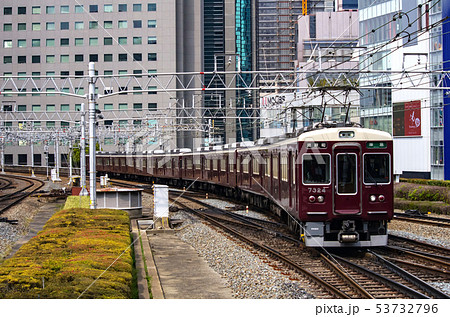 阪急電車 7300系の写真素材