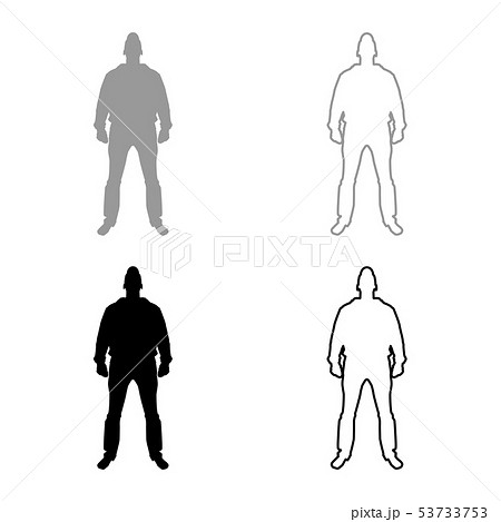 outline of a person standing