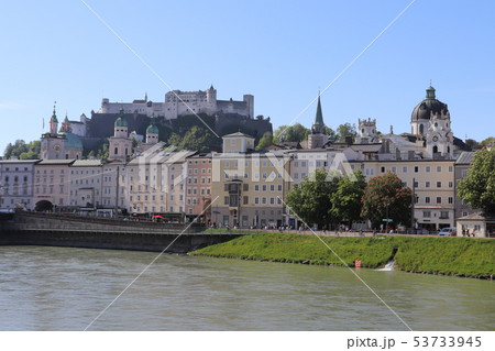 ザルツブルク旧市街　世界遺産　オーストリア　ヨーロッパ 53733945