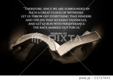 Vintage Bible Verse Background with the Bible Vintage Bible Verse Background with the Bible 53737043