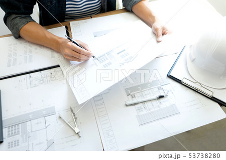 Group of engineering or architect 53738280