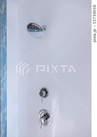 Contemporary bathroom with shower heads Contemporary bathroom with shower heads 53739036