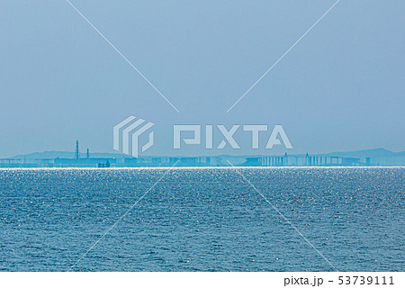 富山 魚津の蜃気楼の写真素材