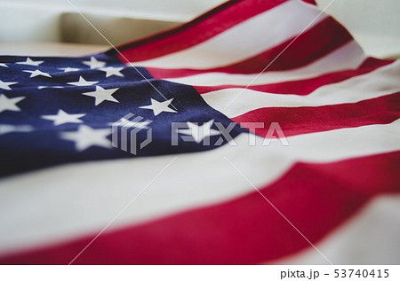 close up of usa flag - memorial day close up of usa flag - memorial day 53740415