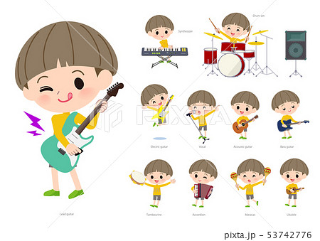 Yellow clothing boy_pop music 53742776