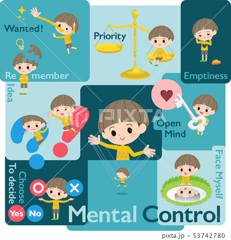 Yellow clothing boy_Mental Yellow clothing boy_Mental 53742780