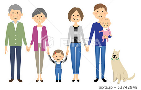 家族　三世代 53742948