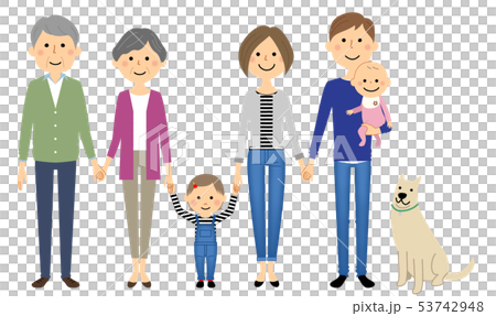 家族　三世代 53742948