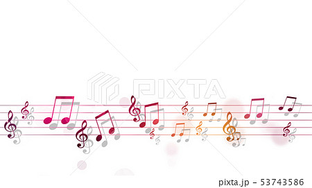 multicolor music notes poster multicolor music notes poster 53743586