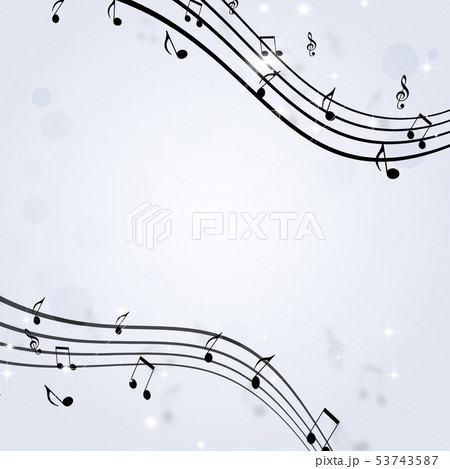 music notes fly 53743587