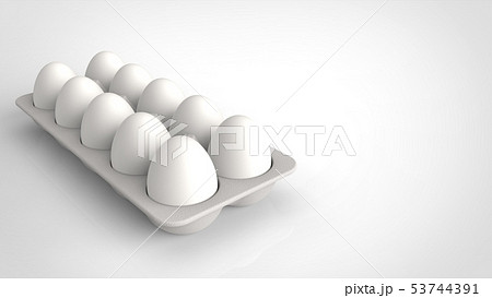 卵パック 左のイラスト素材
