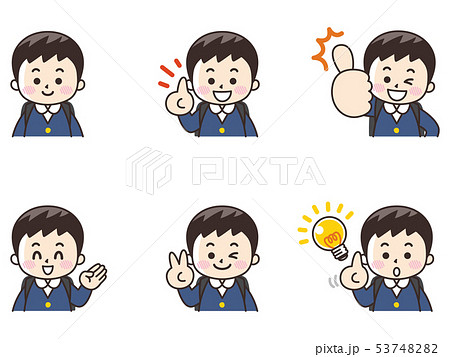 小学生の男の子セット01 53748282