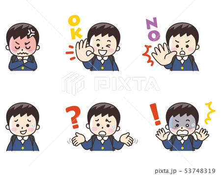 小学生の男の子セット04 53748319