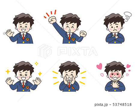 中高生の男の子セット02（ブレザー） 53748518