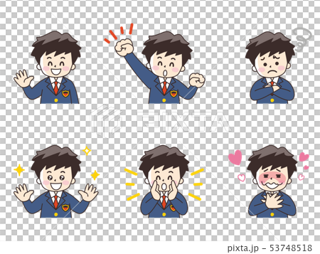 中高生の男の子セット02（ブレザー） 53748518