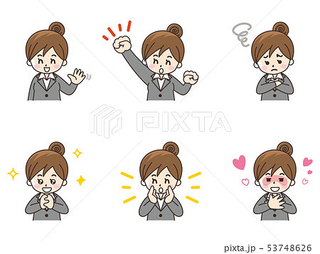 ビジネスウーマンセット02 53748626