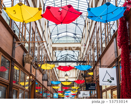 パリの人気パサージュ パサージュ・デュ・グラン・セール パリの人気パサージュ パサージュ・デュ・グラン・セール 53753014
