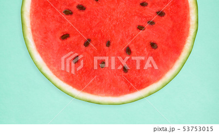 背景-夏-スイカ-ブルー 背景-夏-スイカ-ブルー 53753015