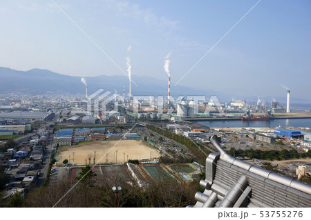 川之江城から製紙工場群を望む 川之江城から製紙工場群を望む 53755276