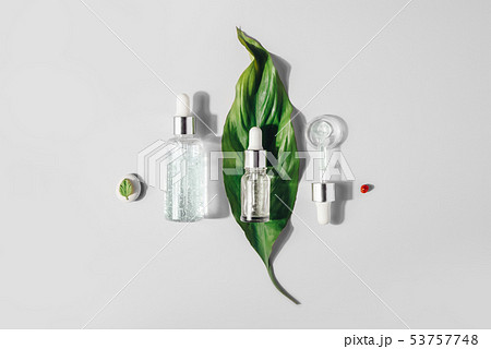 Natural Serums. Concept of cosmetic injection is hyaluronic acid, botulin, serum. Natural Serums. Concept of cosmetic injection is hyaluronic acid, botulin, serum. 53757748