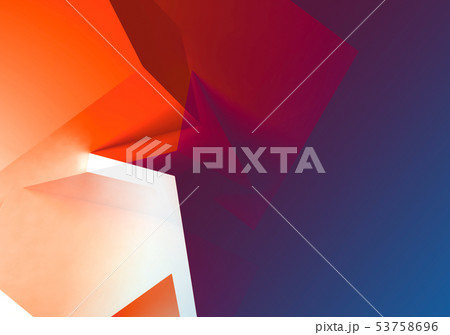 Abstract colorful digital pattern 3d 53758696