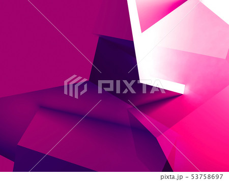 Abstract purple low polygonal 3 d 53758697