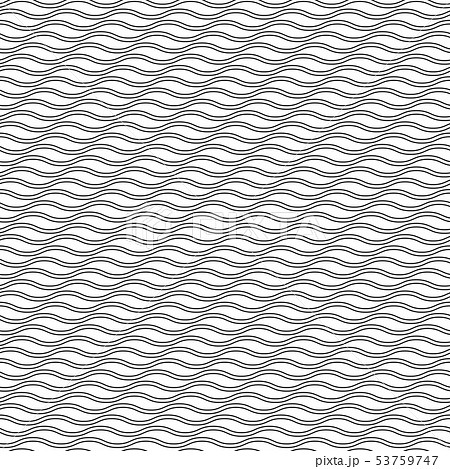 Seamless wavy pattern. Movement optical illusion 53759747