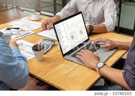 Business and finance concept of office 53760203