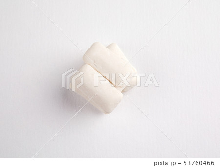 Chewing gum on white background Chewing gum on white background 53760466