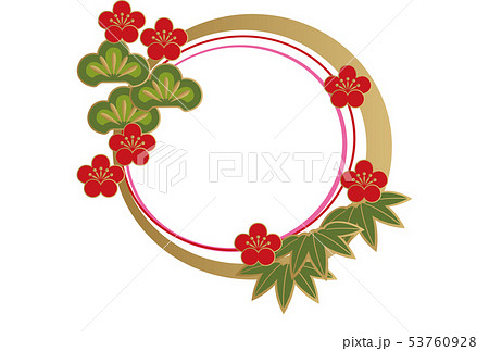 正月飾りのイラスト お正月の素材 新年のパーツ のイラスト素材