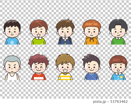 男の子いろいろのイラスト素材 [53763462] - PIXTA