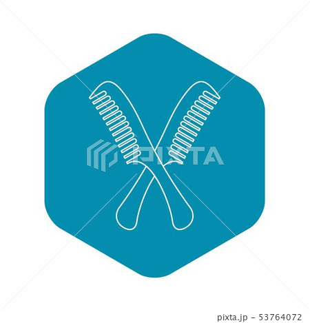 Combs icon, outline style Combs icon, outline style 53764072