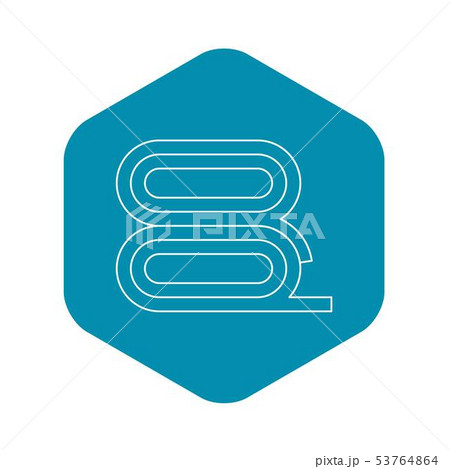 Fabric icon, outline style 53764864