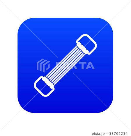 Sports stretchable belt icon digital blue 53765254