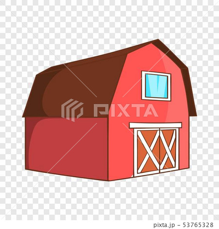 Barn for animals icon, cartoon style Barn for animals icon, cartoon style 53765328