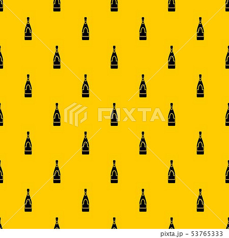 Champagne bottle pattern vector Champagne bottle pattern vector 53765333