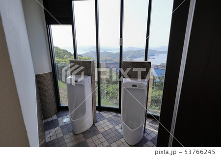 針尾空中展望トイレから見る薩摩松島の絶景 針尾空中展望トイレから見る薩摩松島の絶景 53766245