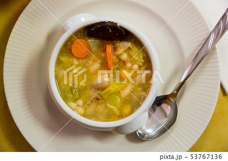 Top view of Catalan Escudella Top view of Catalan Escudella 53767136