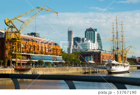 View of port and district Puerto Madero, Buenos Aires View of port and district Puerto Madero, Buenos Aires 53767190