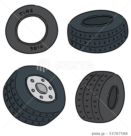vector set of tires vector set of tires 53767566