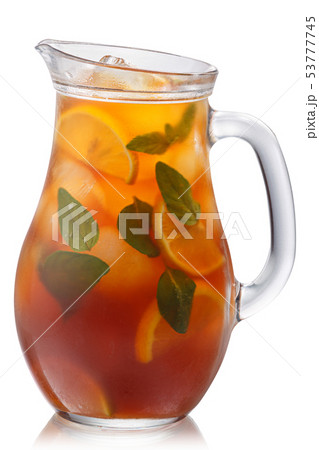 Oregano lemon iced tea pitcher, paths Oregano lemon iced tea pitcher, paths 53777745