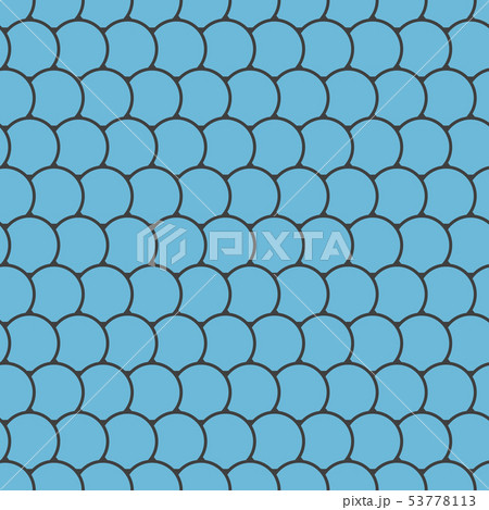 Seamless pattern with round tiles 53778113