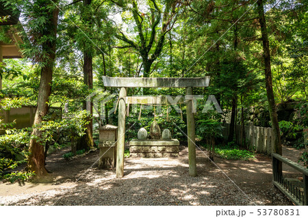 石鳥居と山の神 高山神社 53780831