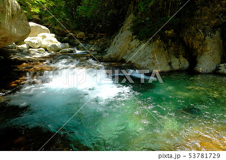 前鬼川の夏（奈良県吉野郡下北山村） 53781729