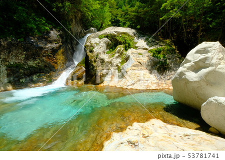 前鬼川の夏(奈良県吉野郡下北山村) 前鬼川の夏(奈良県吉野郡下北山村) 53781741